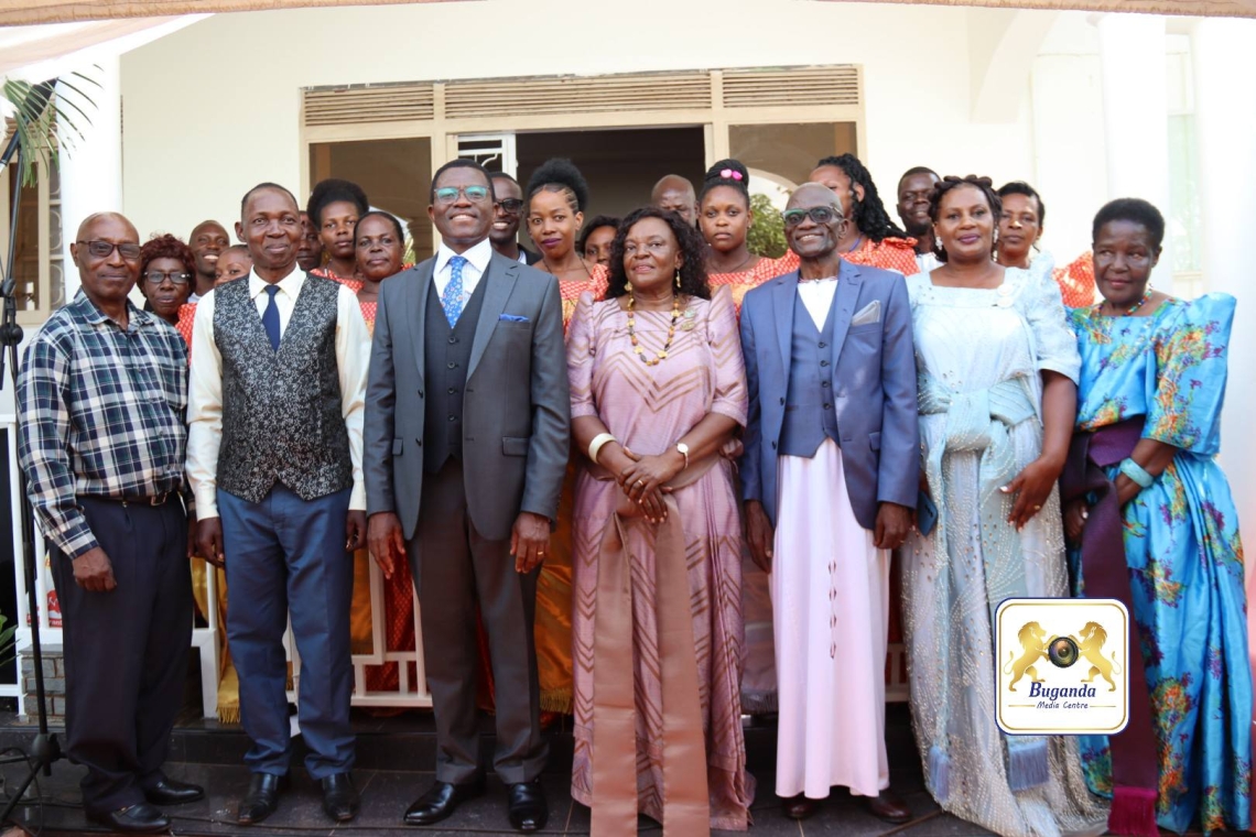The Katikkiro, together with family members, celebrates with joy in Kireka, marking 38 years of marriage for Andrew and Sarah Kaggwa Image
